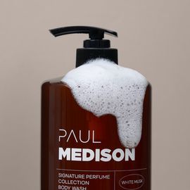 [PAUL MEDISON] Signature Perfume Collection Body Wash 1600ml | Enriched with Olive Oil Esters, Hydrolyzed Collagen, Subtle Scent & Long-Lasting Moisture - Made in Korea